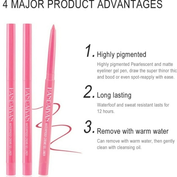 Waterproof Creme Gel Liner Pencil Set of 20 - Picture 9 of 10